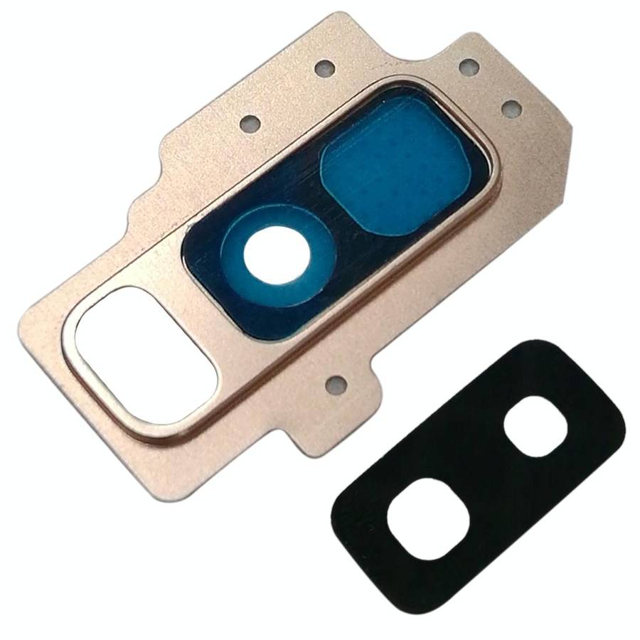 For Galaxy S9+ / G9650 10pcs Camera Lens Cover (Gold)