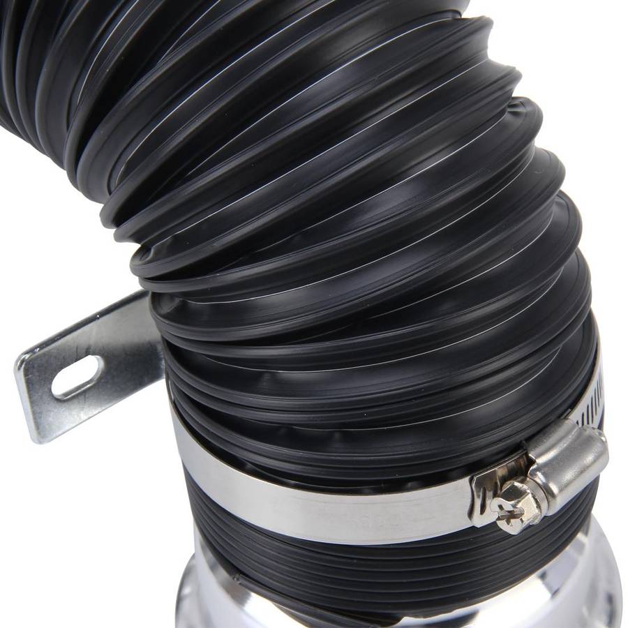 Car Auto Universal Tube Air Filter Adjustable Cold Air Injection Intake System Pipe Without Air F...