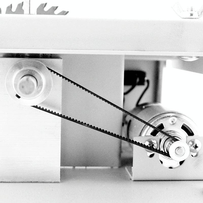 150W Miniature Precision Table Saw Mini Chainsaw Portable Woodworking Sliding Table Saw Multifunc...