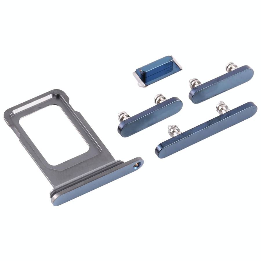 SIM Card Tray + Side Keys for iPhone 12 Pro Max(Blue)