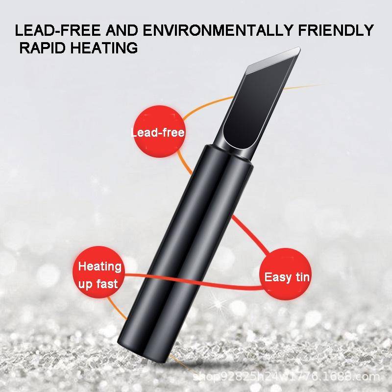 5-in-1 Universal 936 Soldering Station Solder Iron Welding Tip Head Set Black