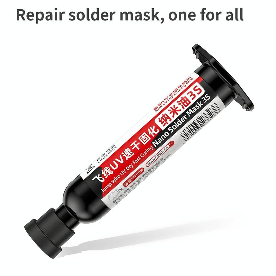 3pcs Qianli MEGA-IDEA Nano Solder Mask 3S Jump Wire UV Dry Fast Curing Glue