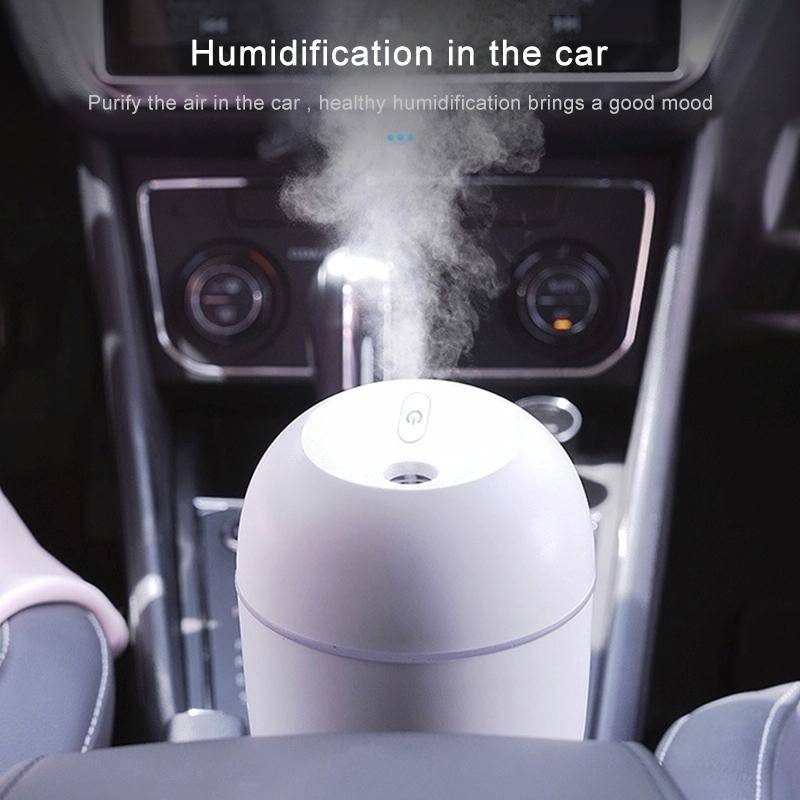 Disinfecting Humidifier USB Home Silent Bedroom Large Capacity Desktop Aroma Diffuser(Pink)
