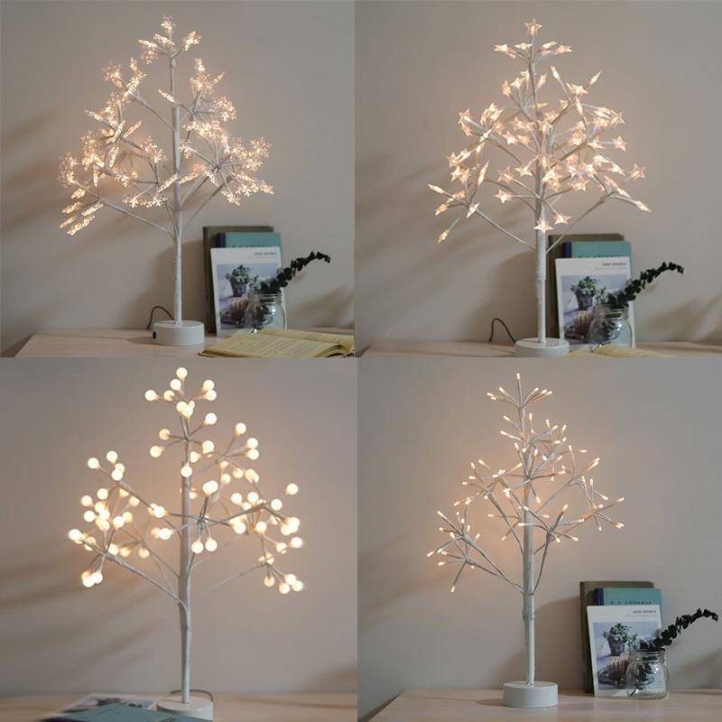 60cm Christmas Decoration Luminous LED Lantern Garden Landscape Tree Light(Round Ball)