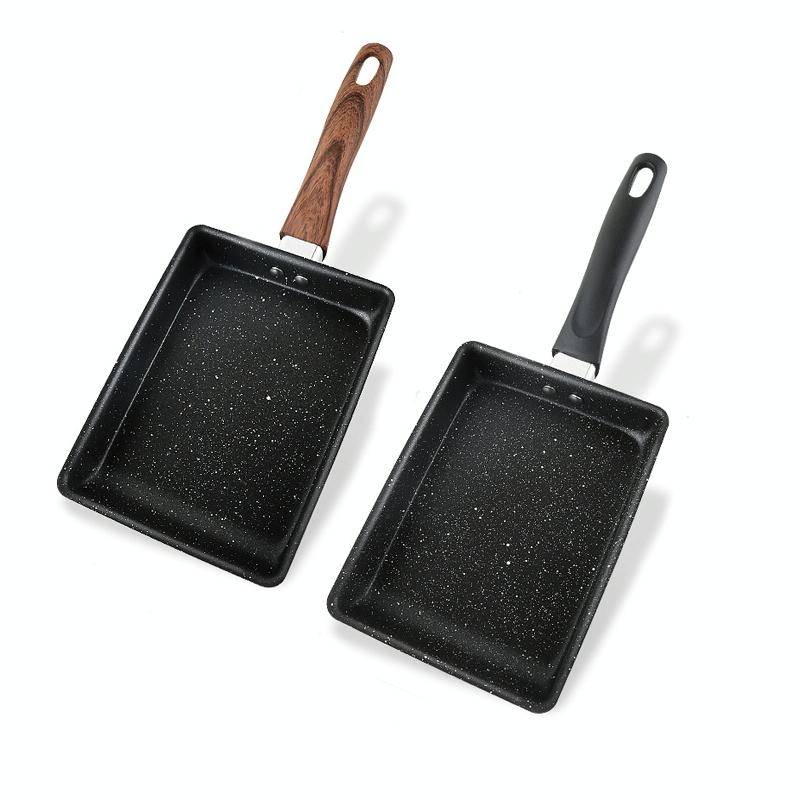 JBY-6658 Small Frying Pan Tamagoyaki Pan Maifanshi Non-Stick Frying Pan Square Omelette Pan,Size:...
