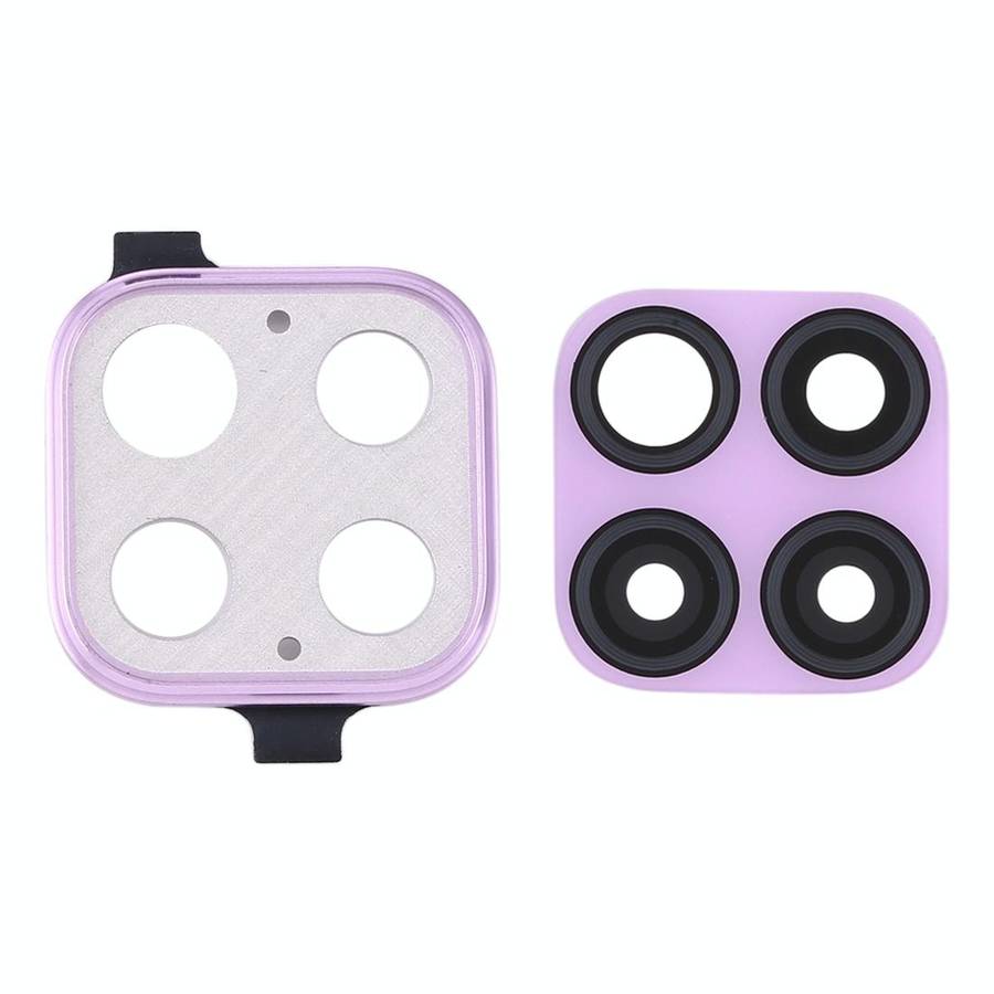 For Huawei Nova 6 SE  10pcs Camera Lens Cover (Purple)
