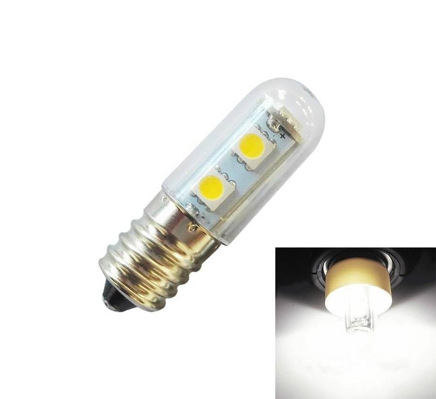 E14 screw light LED refrigerator light bulb 1W 220V AC 7 light SMD 5050 ampere LED light refriger...