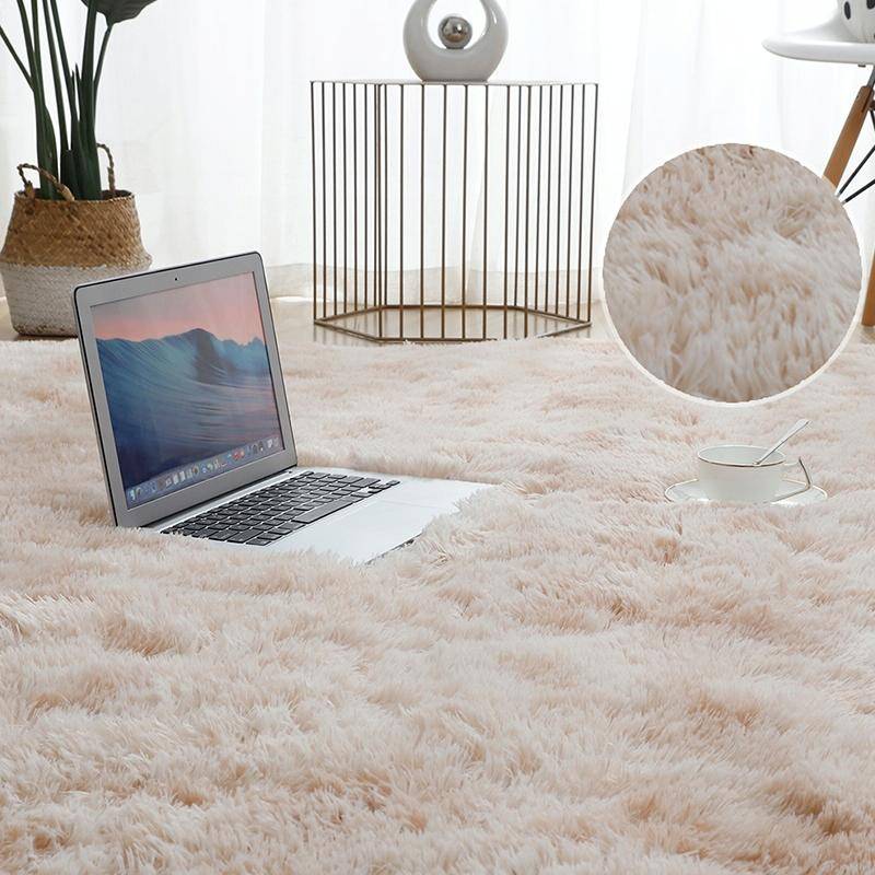 Luxury Rectangle Square Soft Artificial Wool Sheepskin Fluffy Rug Fur Carpet, Size:100x180cm(Khaki)