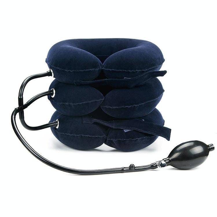 Household Full Cashmere Cervical Traction Instrument Neck Protection Inflatable Cervical Spine Ma...