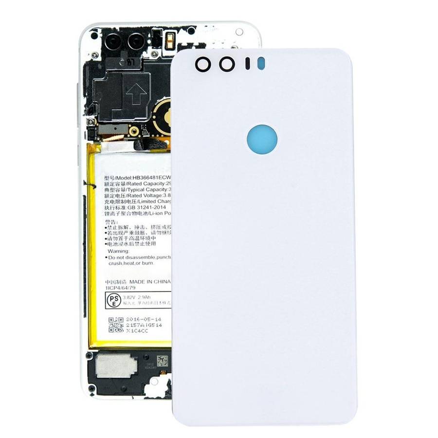 For Huawei Honor 8 Battery Back Cover(White)