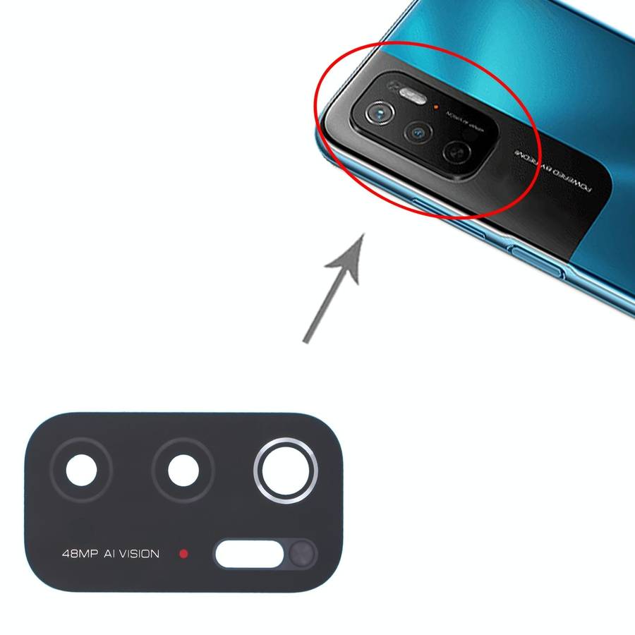 For Xiaomi Redmi Note 11SE 10 PCS Back Camera Lens