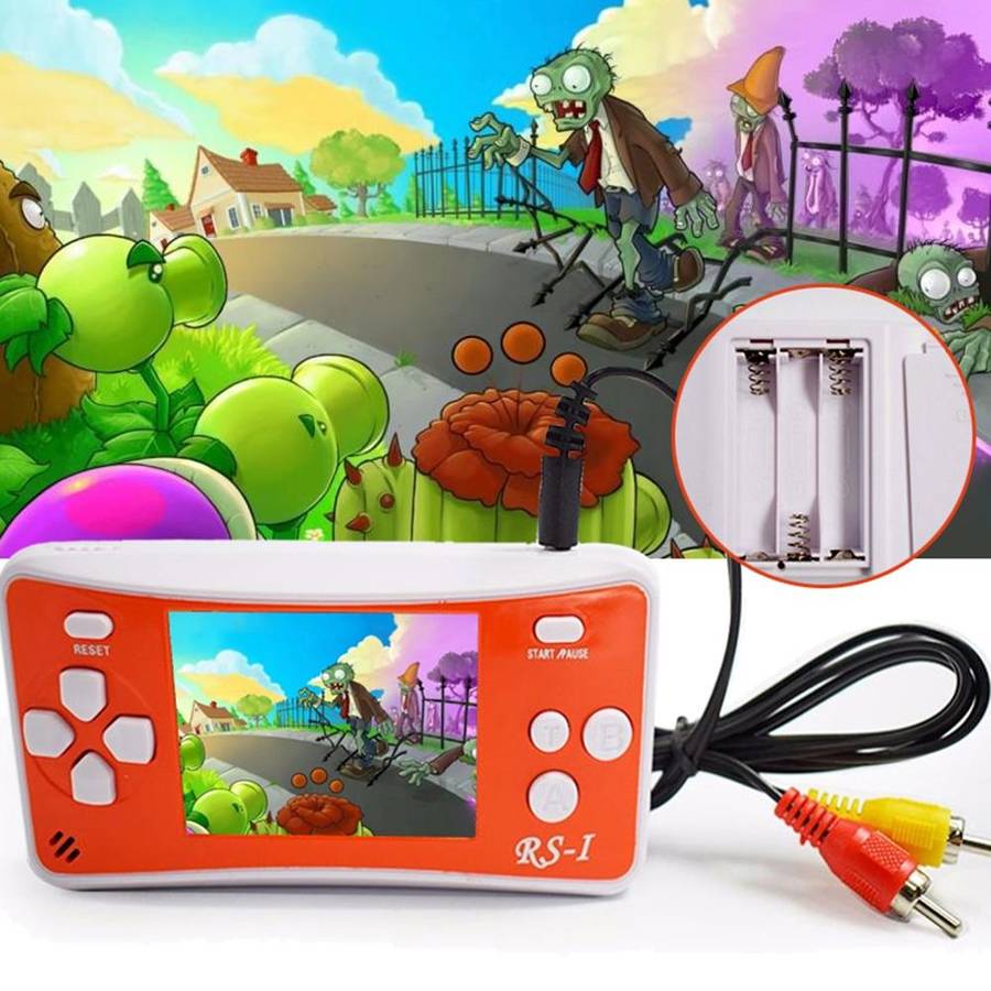 RS-1 Retro Portable Handheld Game Console, 2.5 inch 8 Bits True Color LCD, Built-in 152 Kinds Gam...
