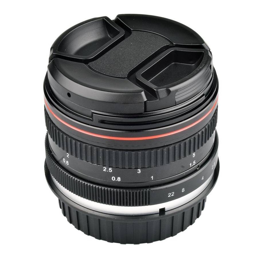 Lightdow EF 50mm F1.4 USM Large Aperture Portrait Fixed Focus Lens for Canon