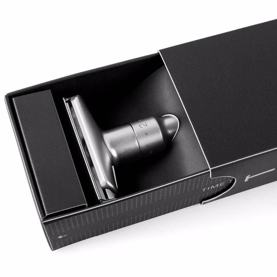 Adjustable Safety Razor Double Edge Classic Mens Shaving Hair Removal Shaver with 5 Blades(Silver...