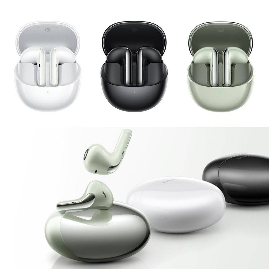 Original Xiaomi Buds 4 Wireless Bluetooth 5.3 3 Mic Active Noise Reduction Earphone(Green)