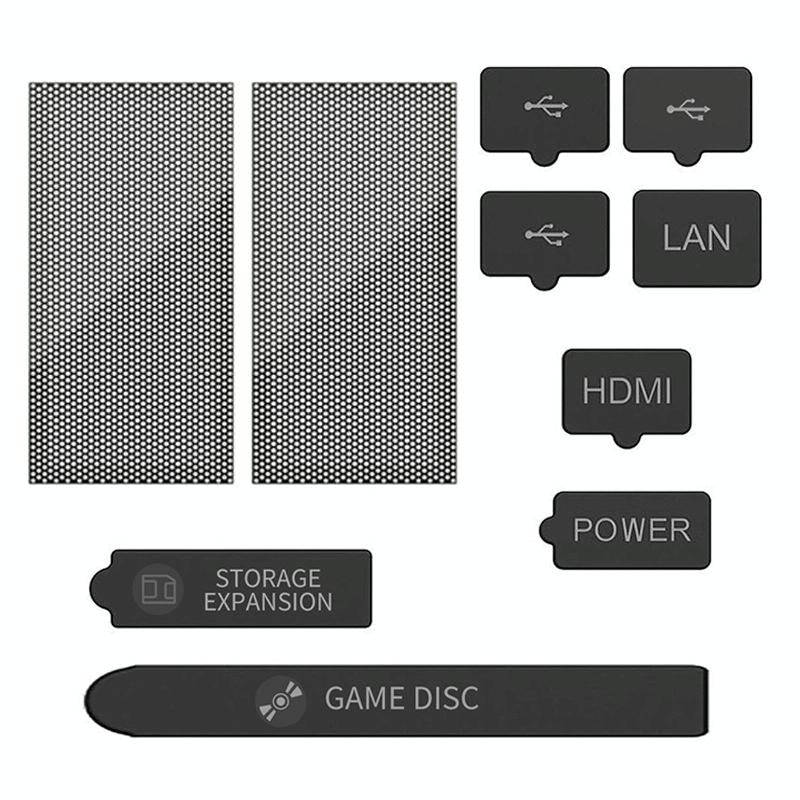 For XBOX Series S/X Host Dustproof Set Dust Plug,Style: Deluxe Edition