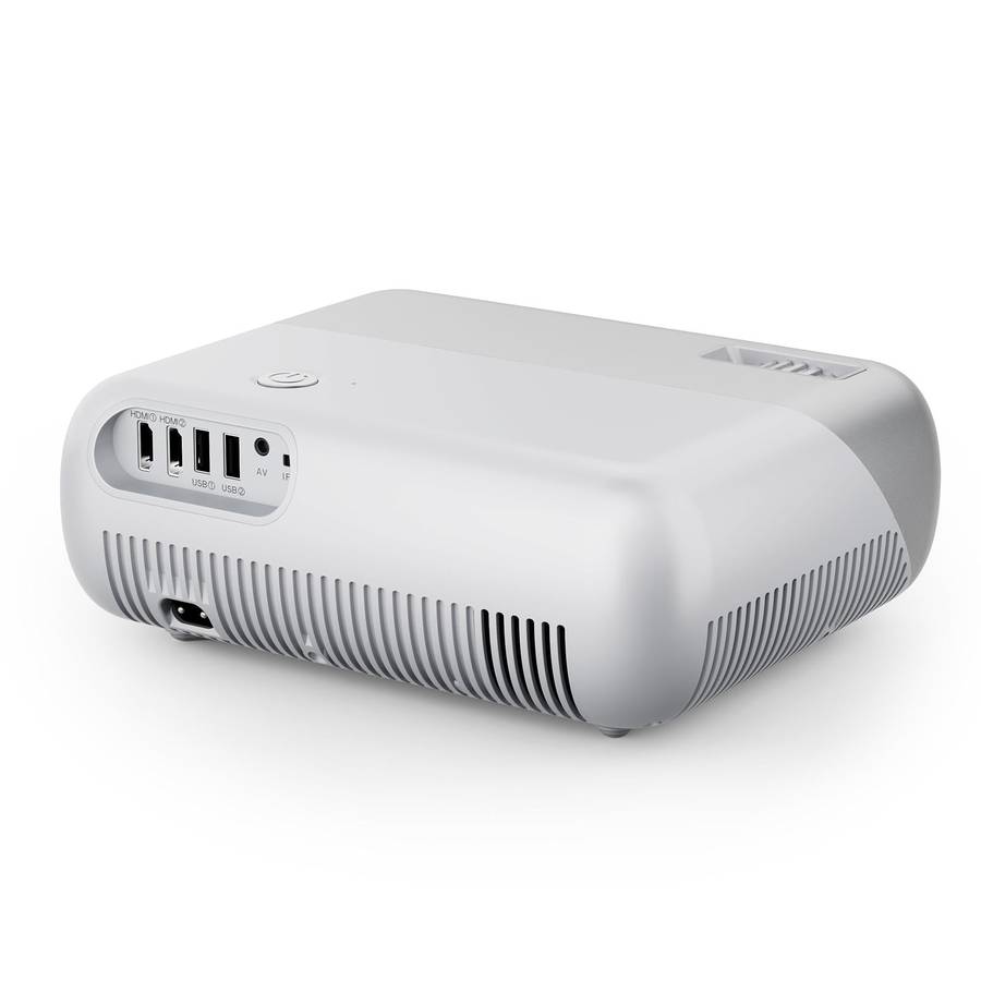 D1000 1920x1080P 320ANSI Lumens Portable Mini LCD LED Smart Projector, Screen Mirroring(UK Plug)