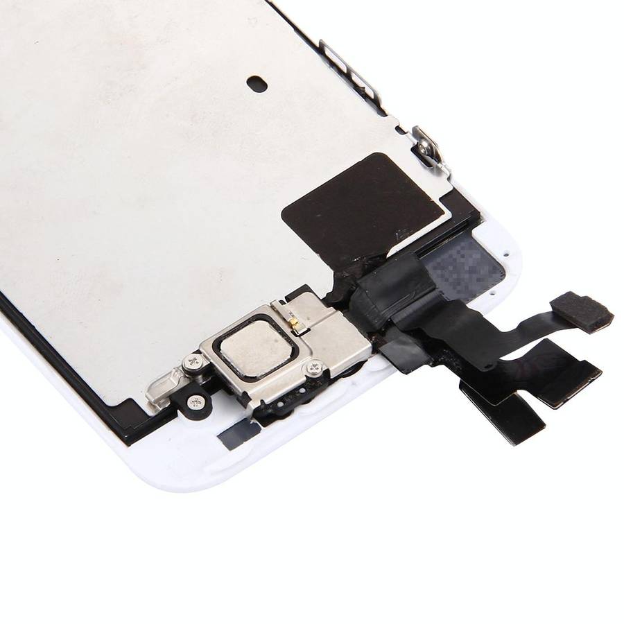 10 PCS TFT LCD Screen for iPhone 5S  Digitizer Full Assembly with Front Camera (White)