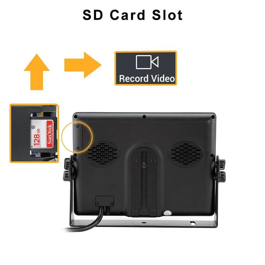 Bus 7 inch IPS Two-split Desktop Monitor