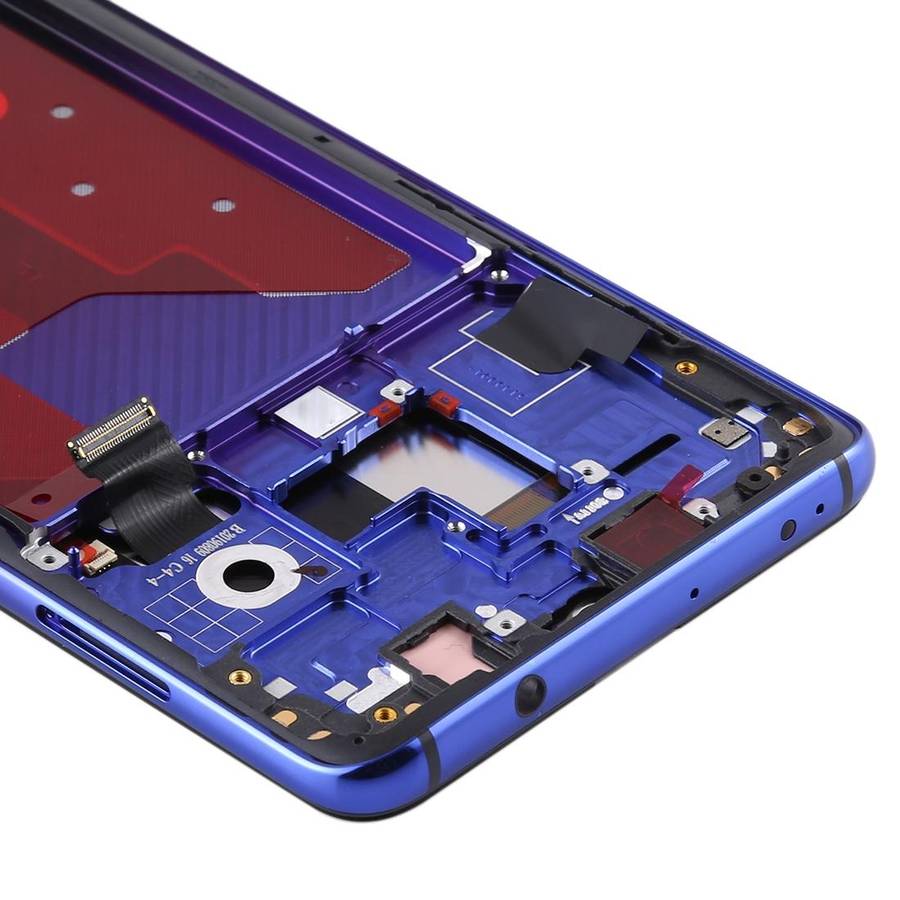 Original OLED LCD Screen for Huawei Mate 20 Digitizer Full Assembly with Frame(Blue)
