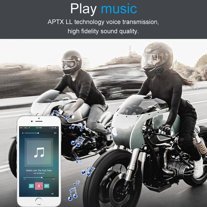 Dier DK12 800m Helmet Wireless Bluetooth Headset 5.0 Waterproof Double Motorcycle Call Headset Wi...