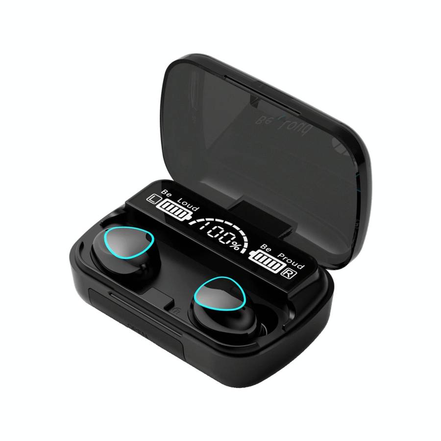 M10 Bluetooth 5.1 TWS Digital Display Wireless Bluetooth Earphone with Charging Box, Support Touc...