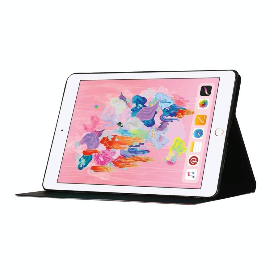 For iPad Pro 10.5 Colored Drawing Pattern Horizontal Flip Leather Case with Holder & Card Slots &...