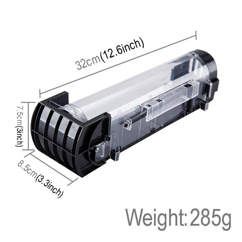Door Humane Animal Live Cage, Rat, Mouse and More Small Rodents ABS Material Transparent Trap Cage
