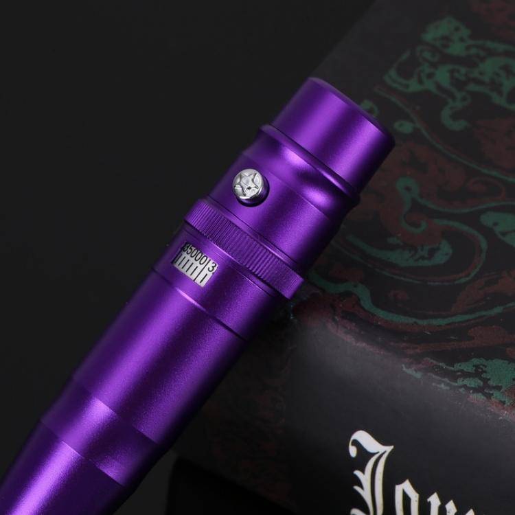 Semi-Permanent Tattoo Pen Apprentice Bleaching Lip Tattoo Eyebrow Instrument(Purple)