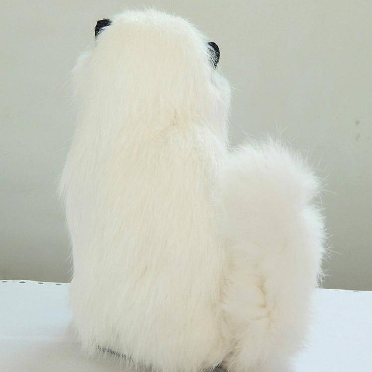 Simulation Animal Model Simulation Plush Cat Toy Will Be Called Cat(Brown Yellow)