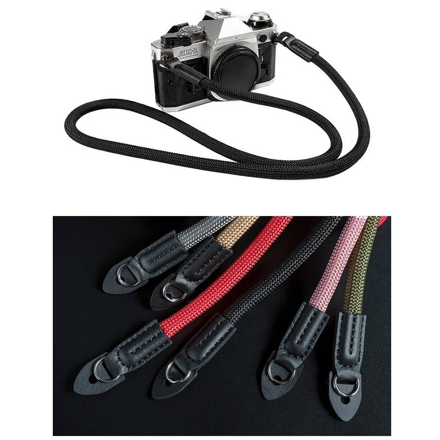 Climbing Rope Camera Wrist Strap SLR Camera Wear-resistant Bracelet(Black)