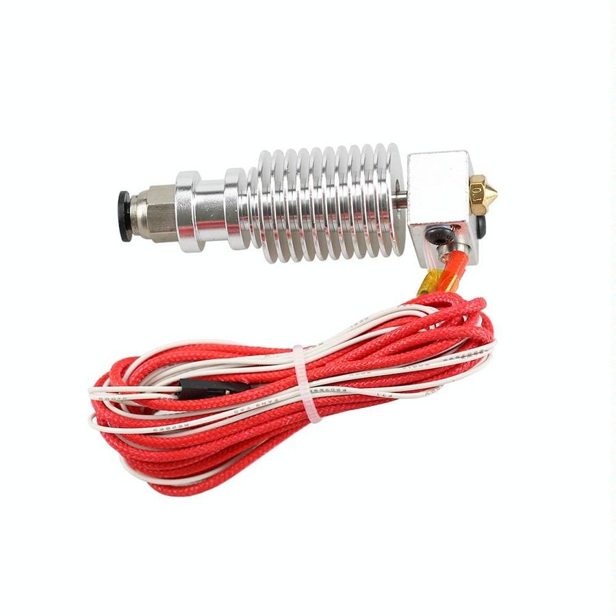 3D V6 Printer Extrusion Head Printer J-Head Hotend With Single Cooling Fan, Specification: Remote...
