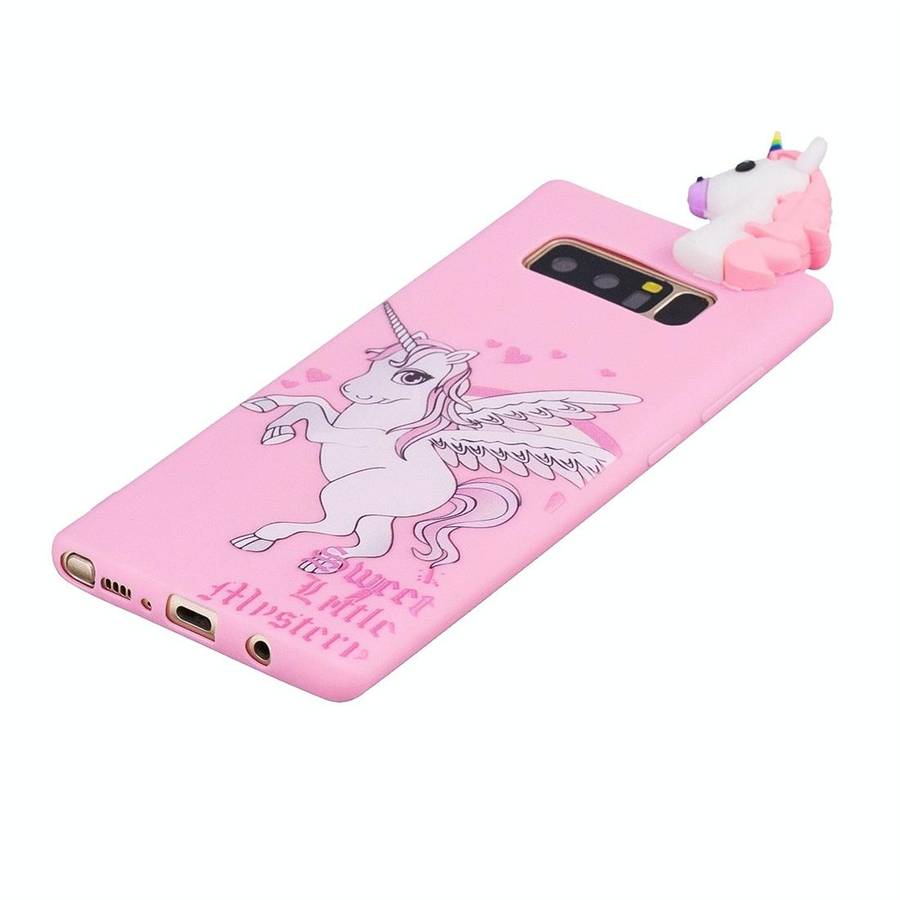 For Galaxy Note 8 Shockproof Cartoon TPU Protective Case(Unicorn)