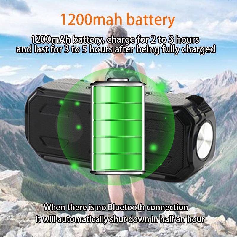 T&G TG280 Solar Power Charging Bluetooth Speakers with Flashlight, Support TF Card / FM / 3.5mm A...