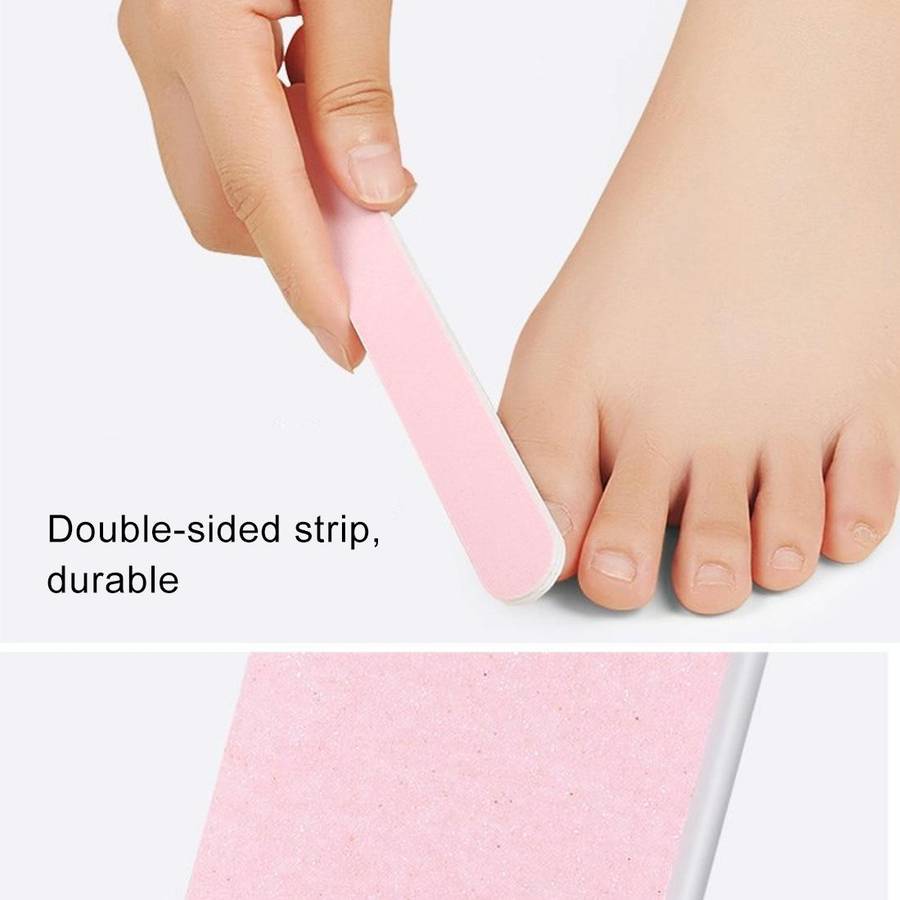 8 in 1 Dead Hard Skin Callus Remover Scraper Pedicure Rasp Tools Portable Cuticle Pusher Nail Foo...