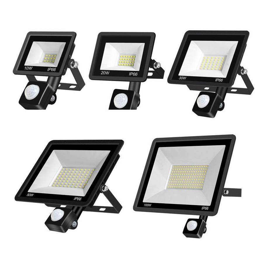 20W PIR LED Spotlight Outdoor Project Light Waterproof Garden Energy-Saving Lighting Floodlight, ...