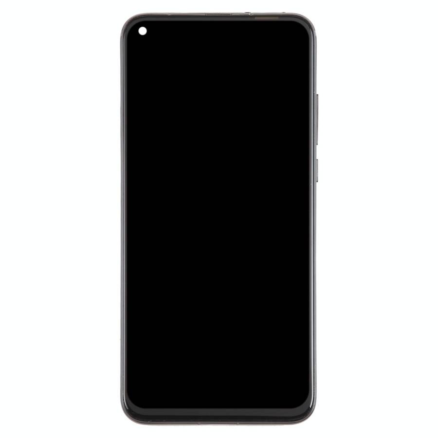 For Honor View 20 Original LCD Screen Digitizer Full Assembly with Frame (Black)