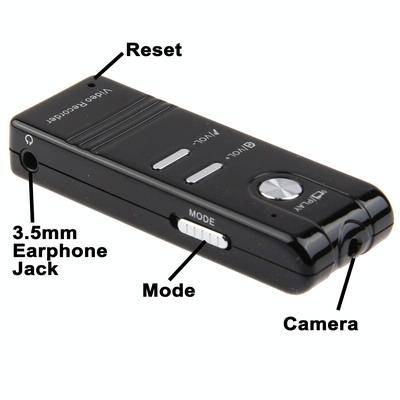 Digital Voice Recorder MP3 Player with 4GB Memory, Support Camera, TF Card, Built in rechargeable...
