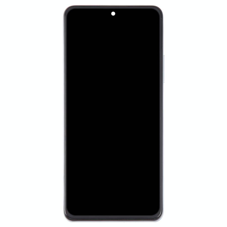 OLED LCD Screen For Xiaomi Redmi K40 Digitizer Full Assembly with Frame(Silver)
