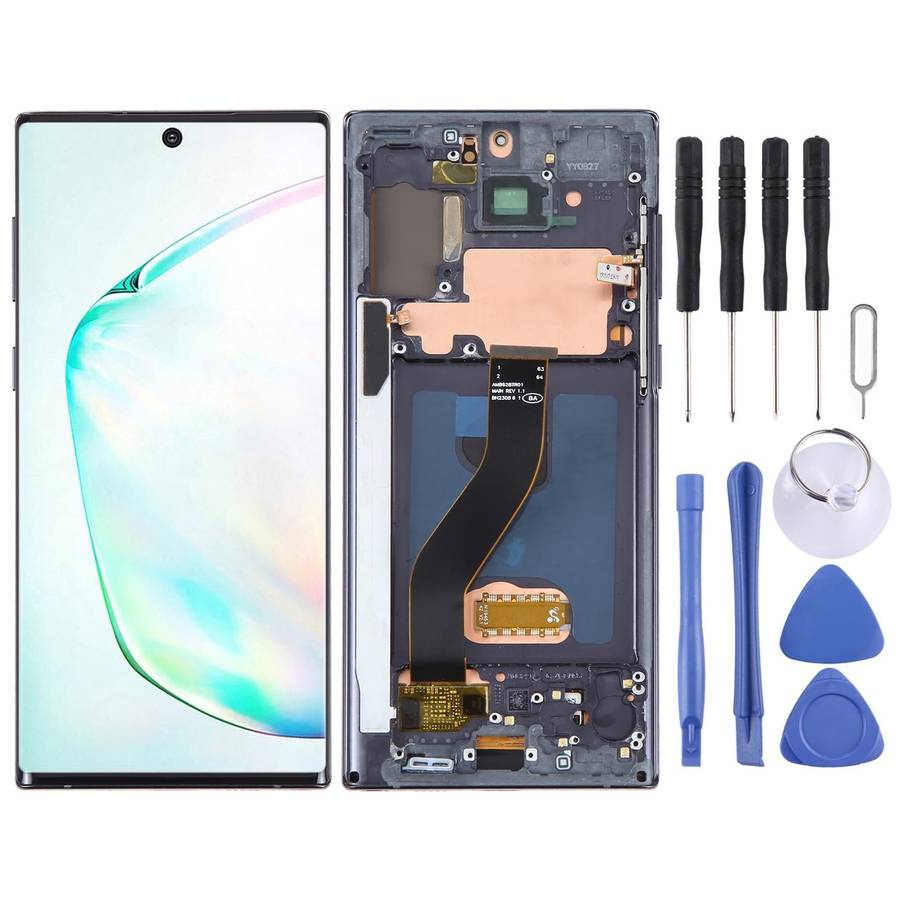 6.67 inch OLED LCD Screen For Samsung Galaxy Note10 SM-N970F Digitizer Full Assembly With Frame (...
