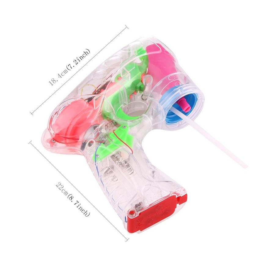 Electric Transparent Toy Bubble Gun, Bubble Liquid Not Included