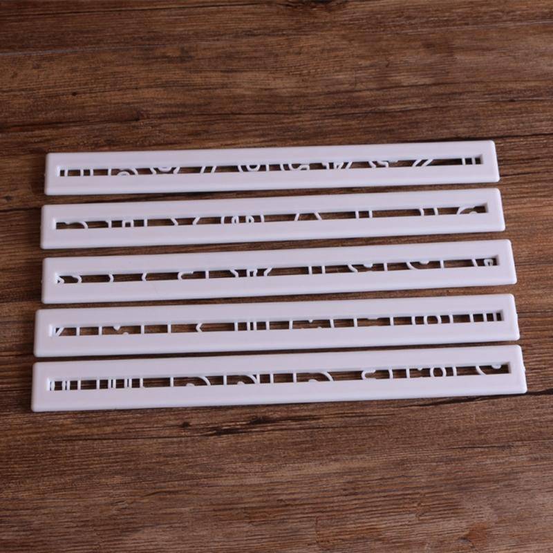 Russian Letters Fondant Molds Embosser Sugar Craft Alphabet Moulds Cake Dessert Decor DIY Bakewar...