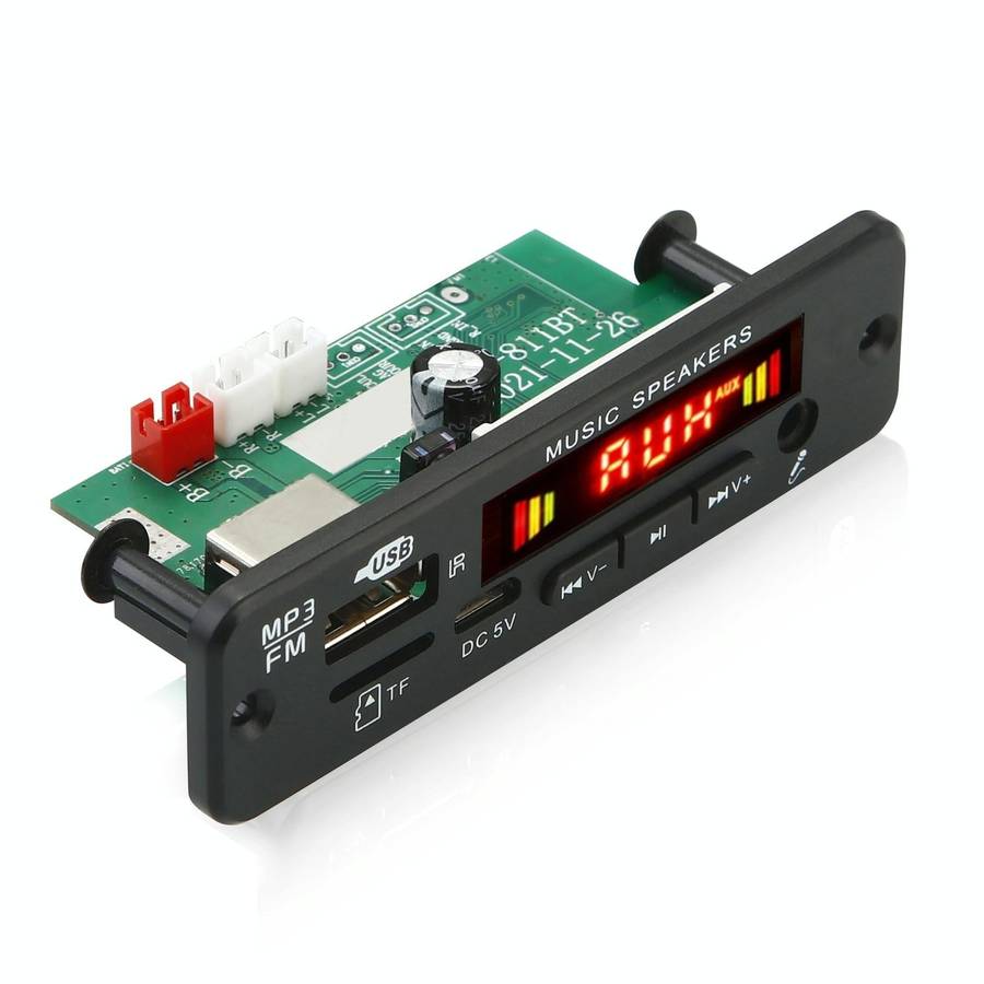811BT 12V 2 x 20W Amplifier Bluetooth MP3 Decoding Board(Black)