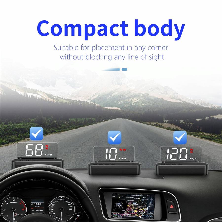 G100 Car HD GPS Head-Up Display HUD System
