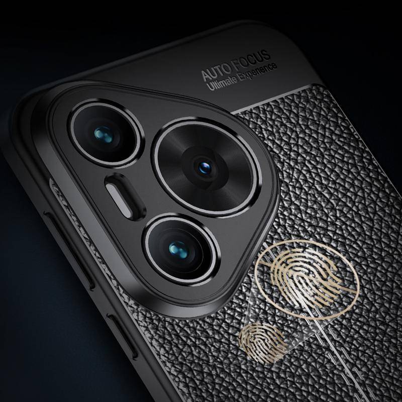 For Huawei Pura 70 Pro / 70 Pro+ Litchi Texture TPU Shockproof Phone Case(Black)