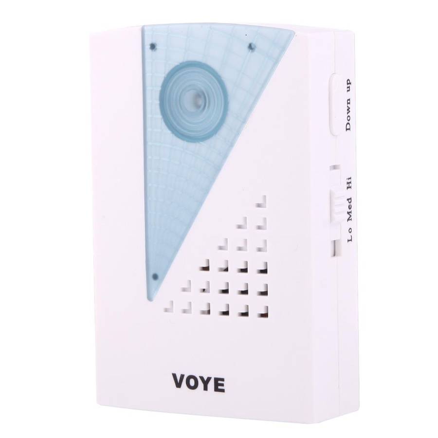 VOYE V001A2 Wireless Smart Music LED Home Doorbell with Dual Receiver, Remote Control Distance: 1...
