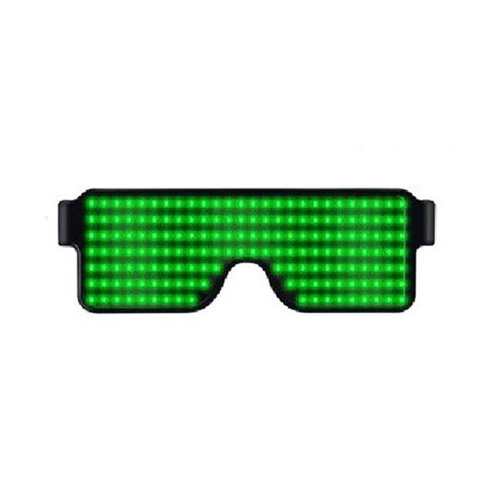 Night Club Bar Disco LED Light Emitting Glasses Festival Party USB Charging Shutter Dynamic Flash...