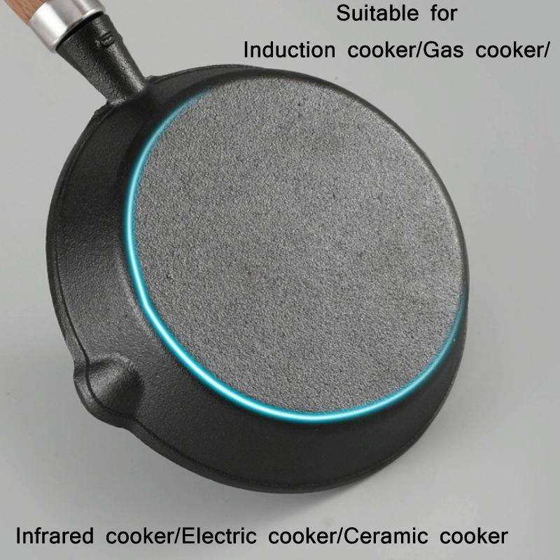 Household Hot Oil Frying Pan Cast Iron Skillet, Specification: Small