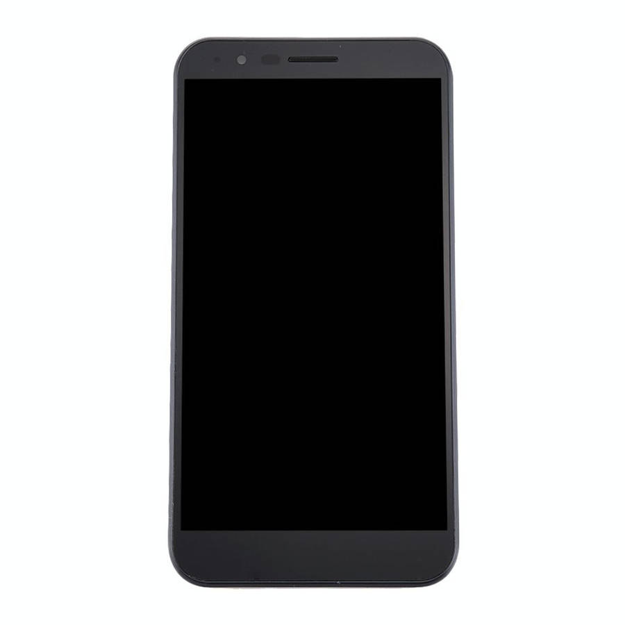 TFT LCD Screen for LG Stylo 3 Plus / TP450 / MP450 Digitizer Full Assembly with Frame (Black)