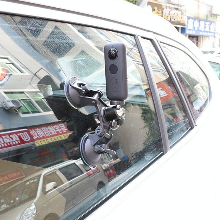 For Insta360 One X / One R Triangle Suction Cup Mount Holder with Ball-Head Tripod Adapter(3-Legs...